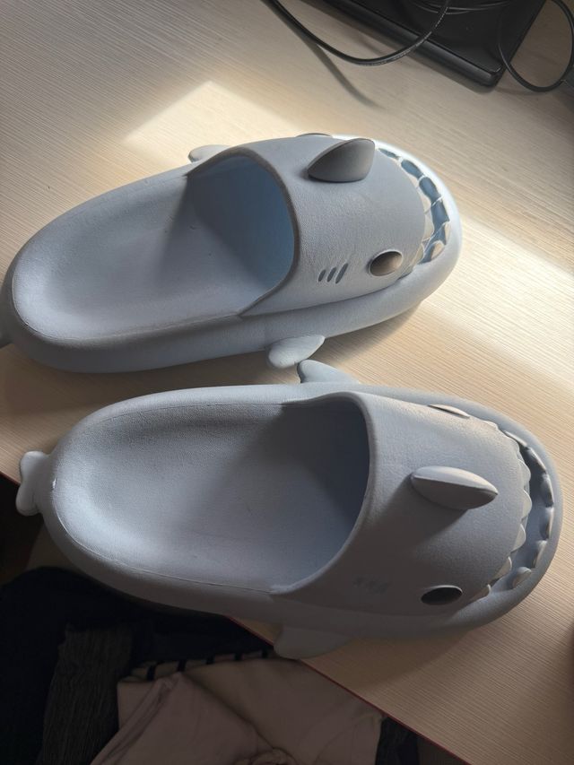 Chinelos de tubarão