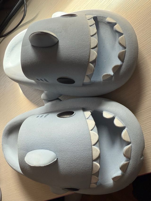 Chinelos de tubarão