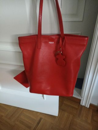 Bolso Tous piel rojo