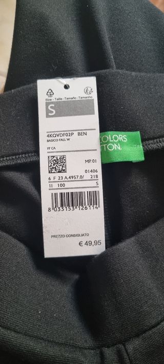 Pantaloni Benetton neri