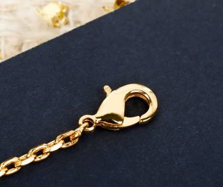 Collar Dior - Anillo Dorado con Cristales