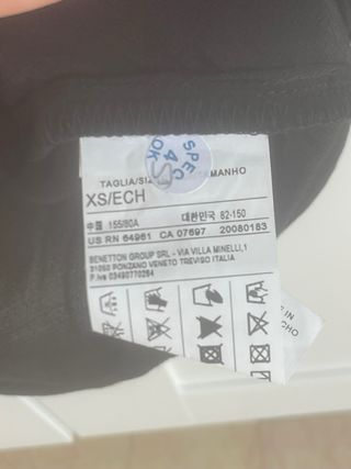 Maglia Sisley nera XS