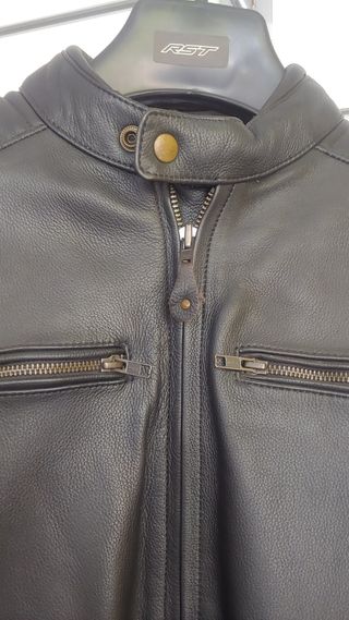 Chaqueta moto cuero legend