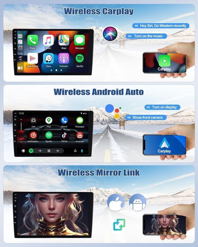Autorradio Android 13 Hyundai IX35 10.1". Nueva.