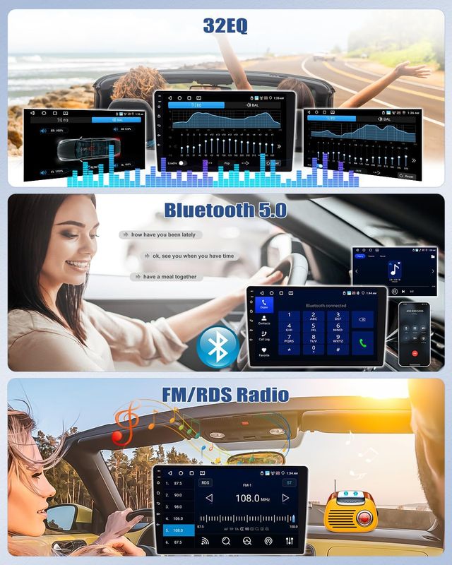 Autorradio Android 13 Hyundai IX35 10.1". Nueva.