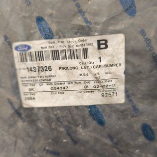 MOLDURA PARACHOQUES DERECHA FORD TRANSIT NUEVO 