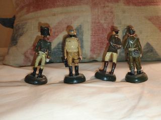 4 Miniaturas Soldados Plomo