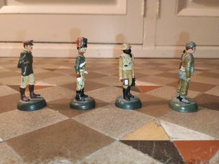4 Miniaturas Soldados Plomo