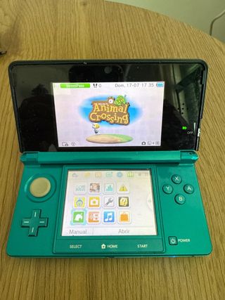 Nintendo 3DS Azul - Animal Crossing