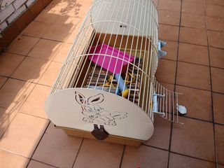 Jaula conejos + accesorios