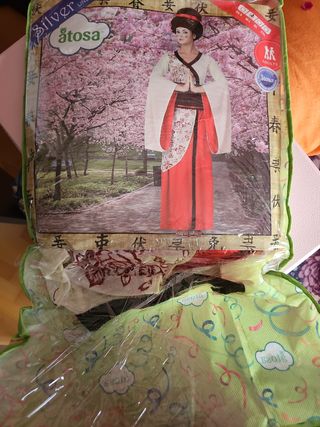 Disfraz Geisha Atosa - Rojo y Blanco