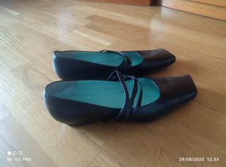 Zapatos Audley negros - tacón bajo