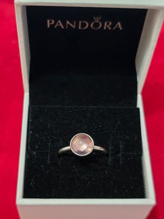 Anillo Pandora Plata Rosa
