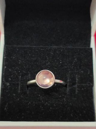 Anillo Pandora Plata Rosa