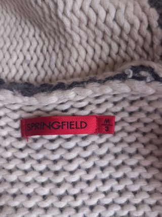 Chaleco gris Springfield con capucha