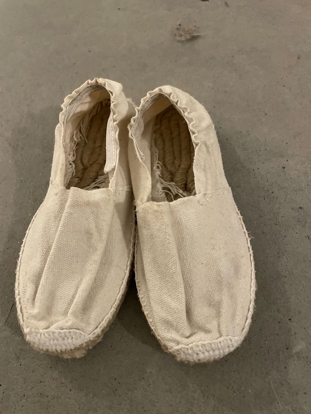 Alpargatas beige talla 30