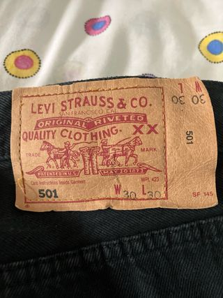 Levi's 501  negros - Pantalones