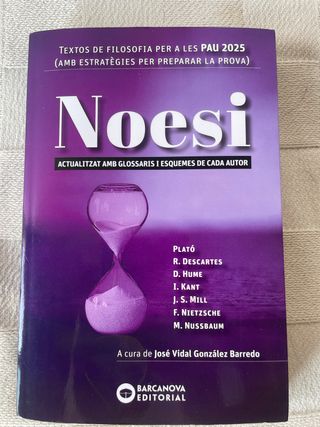 Noesi. Textos de filosofia per a les PAU 2025