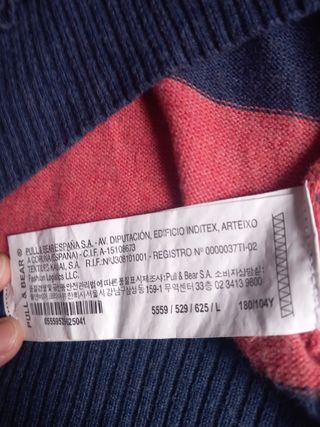 Jersey rayas Pull&Bear - Talla L