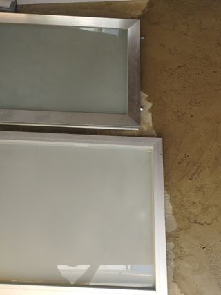 Puerta corredera cristal aluminio