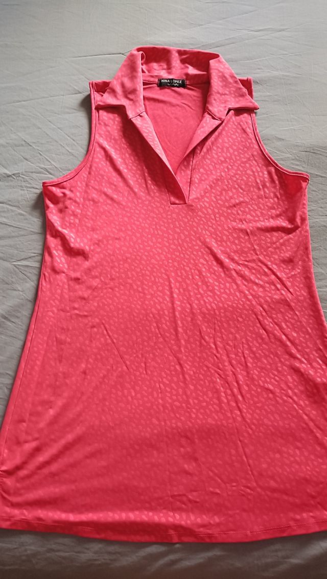 Blusa rosa fucsia Nina López - Talla L