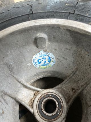 ruedas con llanta para kart, eje de 17mm