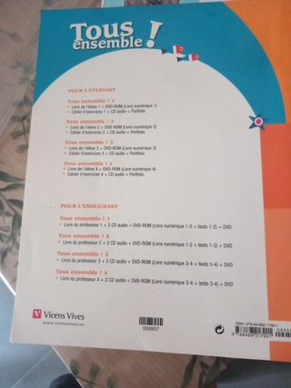 TOUS ENSEMBLE 2 LIVRE DE L'ELEVE