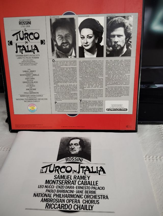 Rossini - Il Turco in Italia LP