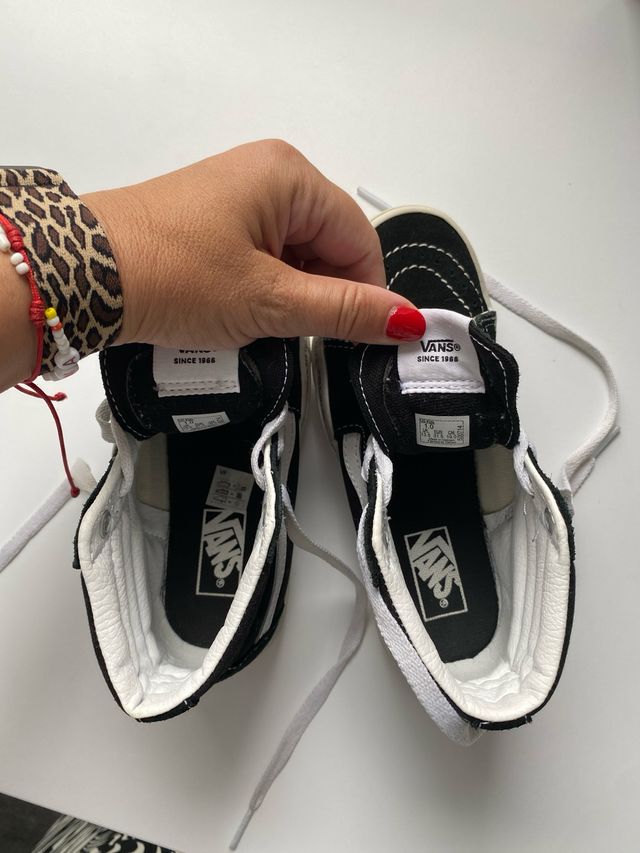 Vans Sk8-Hi: Zapatillas niña, talla 31,5