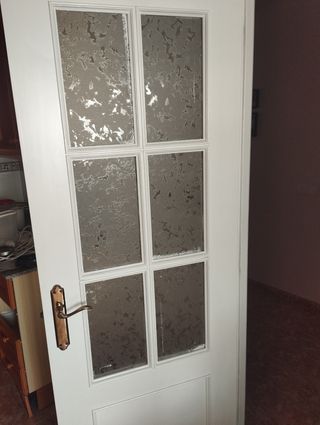 Puerta interior cristal 6 paneles
