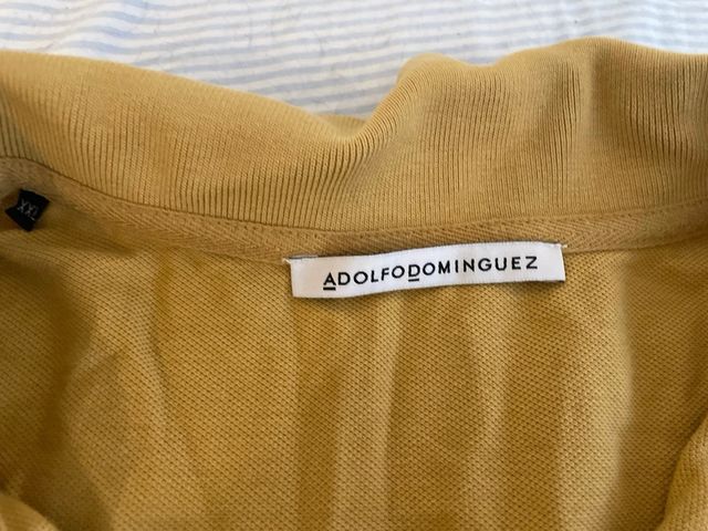 Polo Adolfo Domínguez XXL - Amarillo