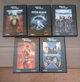 5 DVDs Acción & Aventura