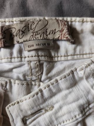 Shorts vaqueros blancos