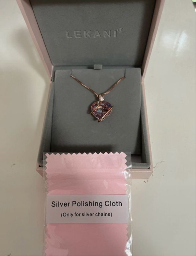 Collana cuore LEKANI oro rosa