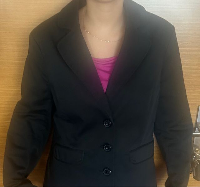 Blazer negro Alain Manoukian talla L nuevo