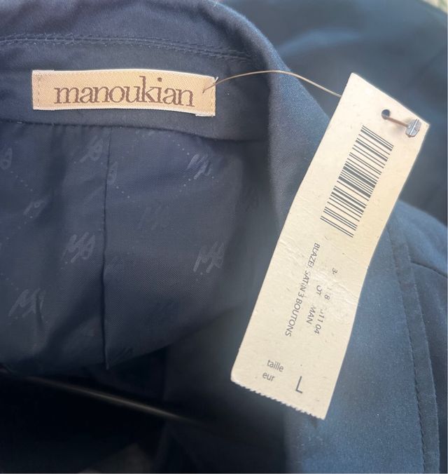 Blazer negro Alain Manoukian talla L nuevo