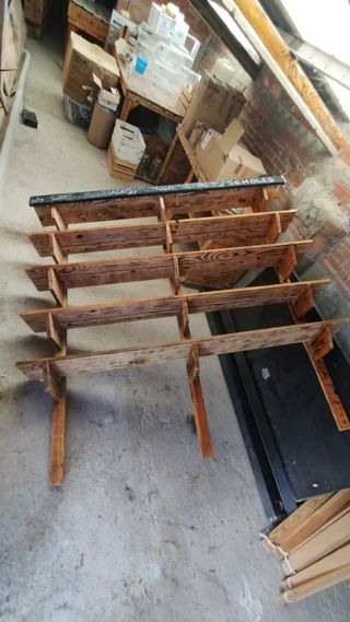 Estantería madera pino rústica