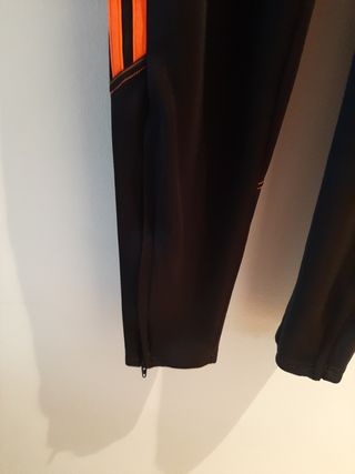 Pantalón Adidas negro-naranja