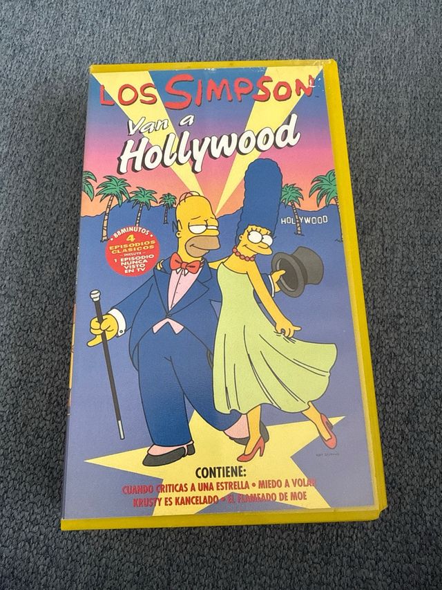 VHS Los Simpson van a Hollywood
