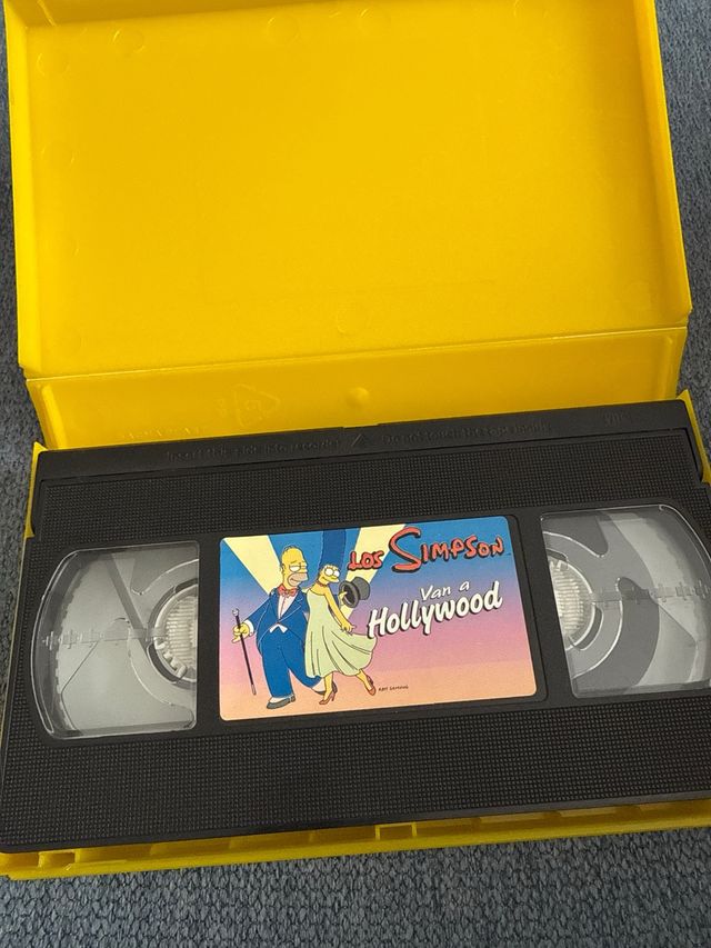 VHS Los Simpson van a Hollywood