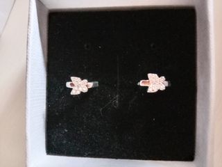 Pendientes LUXENTER mariposa plata