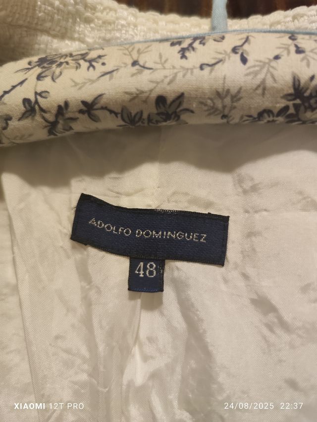 Chaqueta blanca vestir