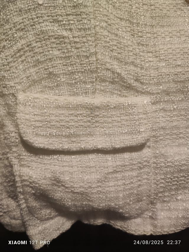 Chaqueta blanca vestir