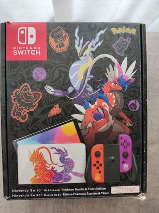 Nintendo Switch OLED Pokémon Escarlata/Púrpura