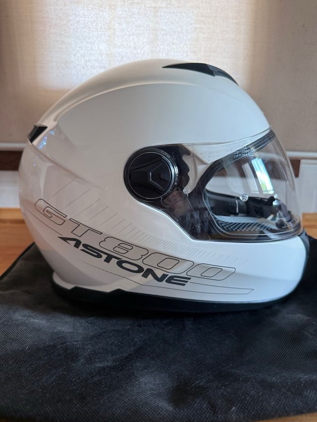 Casco da moto Aston GT800 bianco