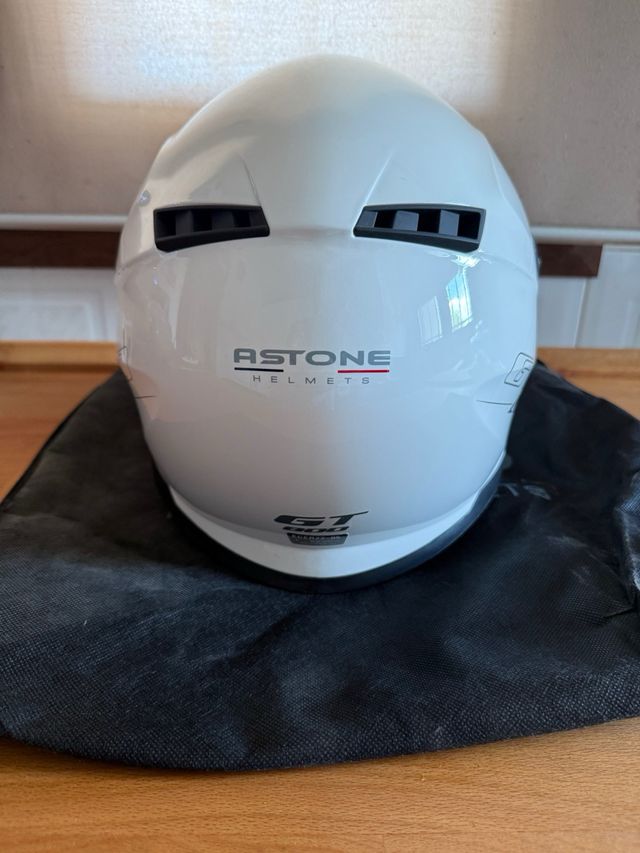 Casco da moto Aston GT800 bianco