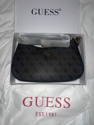 Bolso bandolera Guess negro