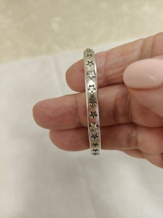 Pulsera plata - Ajustable