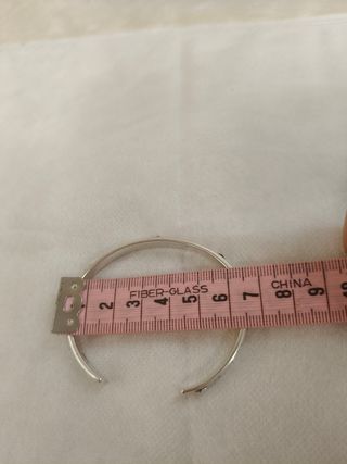Pulsera plata - Ajustable
