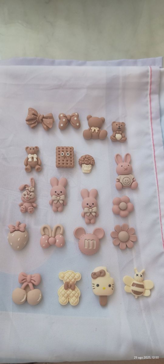 Pack 20 piezas resina kawaii variados (nuevos)